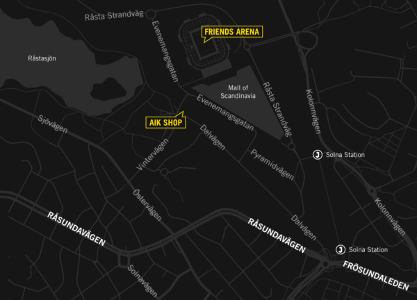 Hitta till Friends Arena