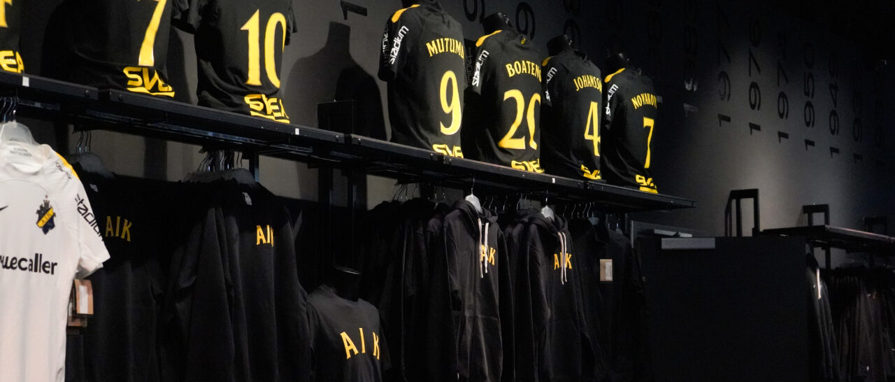 AIK Fotboll: Öppettider för AIK-Shopens butik i påsk